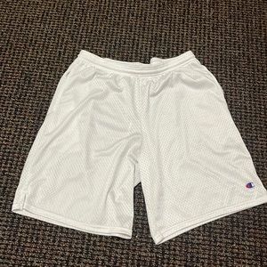 white champion athletic shorts